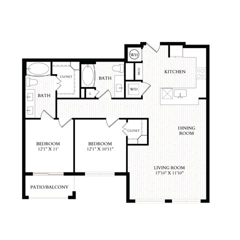 Aura 35Fifty Apartments 2D Floor Plan - B5